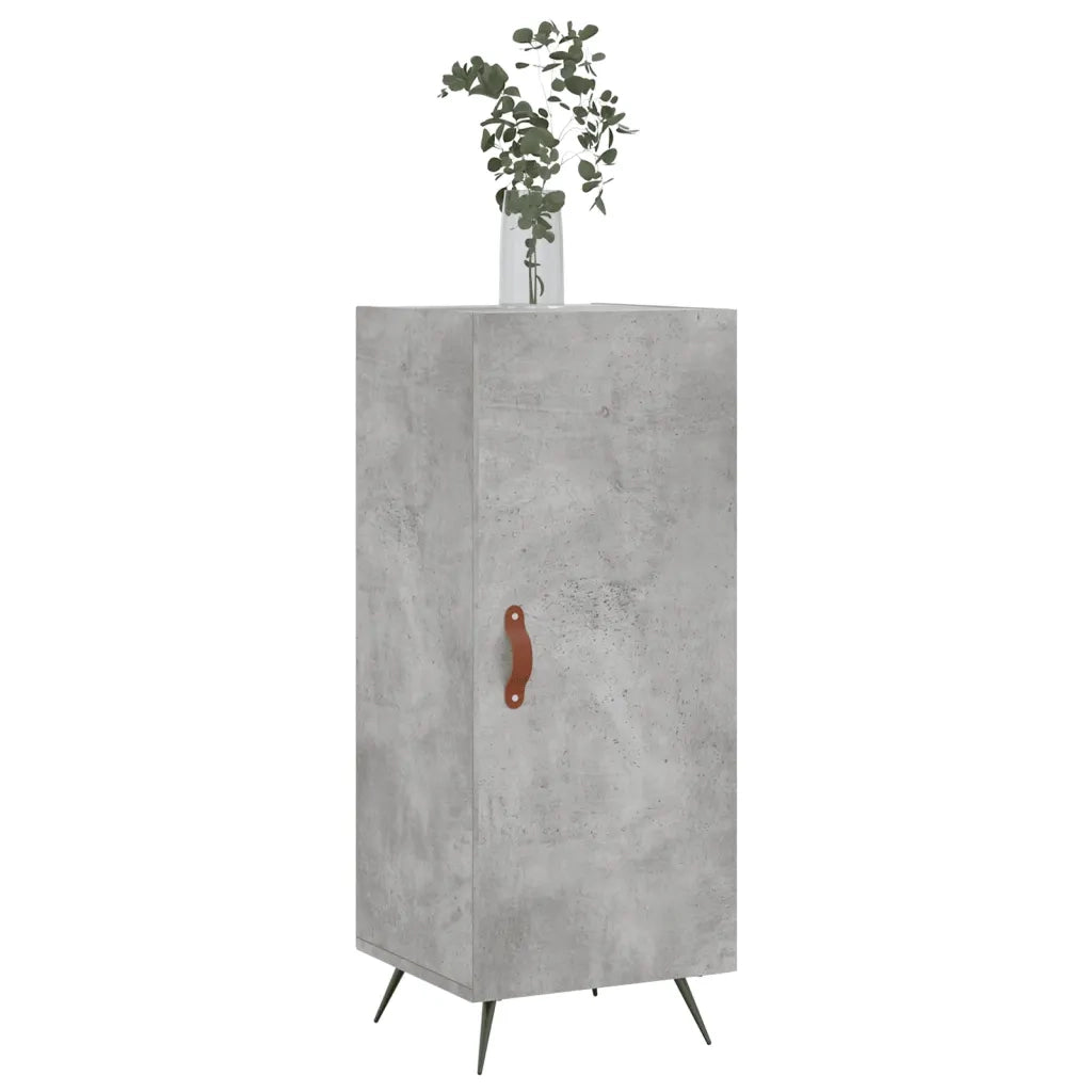 Credenza-Buffet-Armadio da cucina Grigio Cemento 34,5x34x90 cm in Legno Multistrato 420131