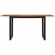 Tavolo da Pranzo 160x80x75 cm in Legno Massello di Acacia 373618