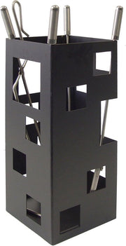 Accessorio per camino rettangolare - acciaio inossidabile - 50 x 20 x 20 cm