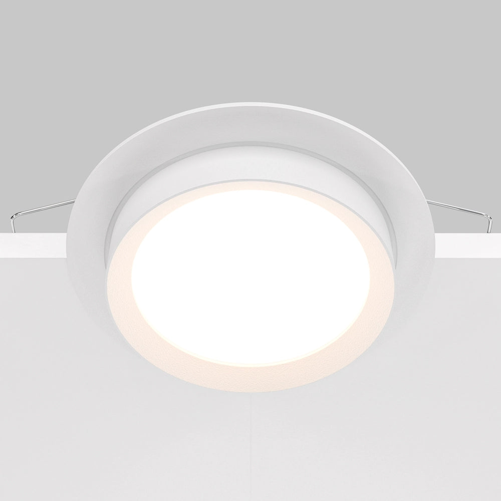 Maytoni Hoop faretto incasso tondo bianco GX53 15W