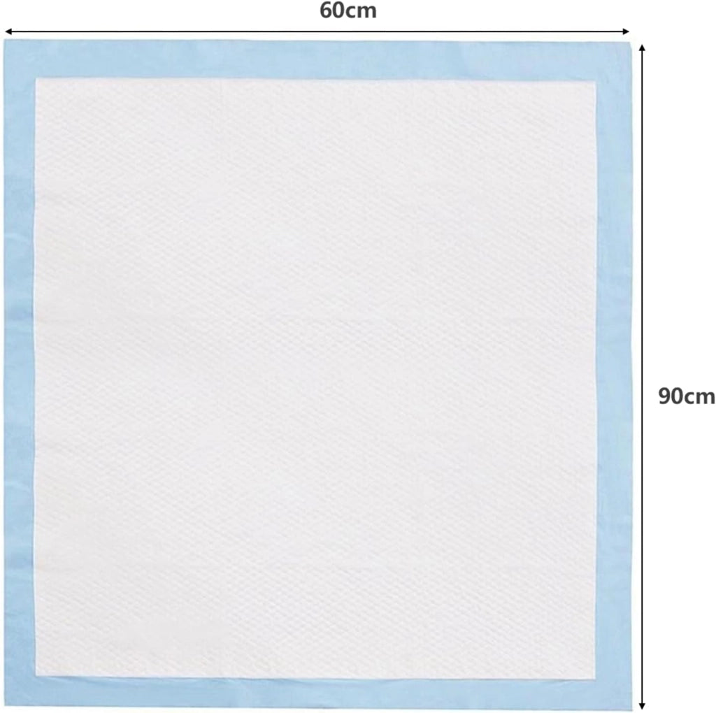Tappetini Igienici Grandi per Animali, Traverse Animali a 5 Strati, Assorbe Bene Senza Perdite (60 x 90 cm 150 Pezzi)