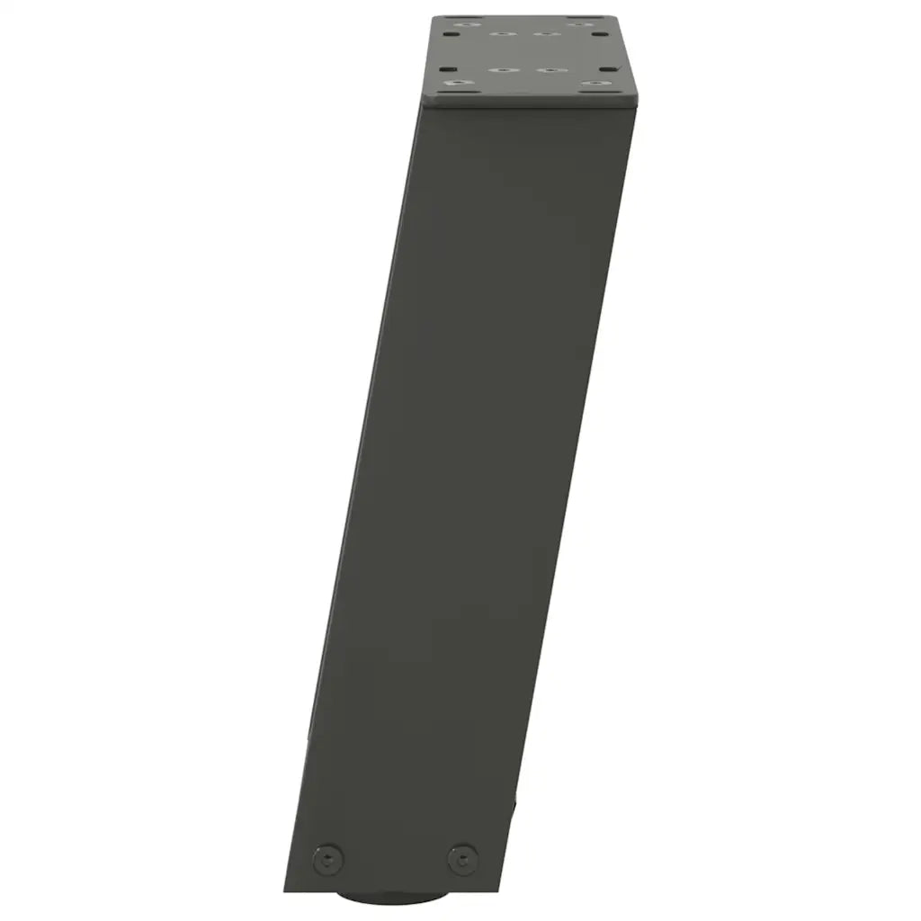 vidaXL Gambe per Tavolino da Caffè a Forma di U 2 pz Antracite 30x(30-31) cm Acciaio