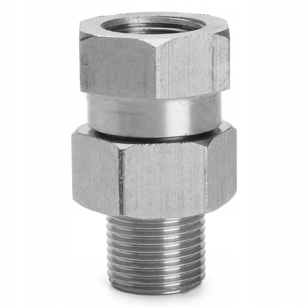 Connettore Rotante in Acciaio Inox 3/8" – Anti-Twist per Idropulitrice | Filettatura 3/8"