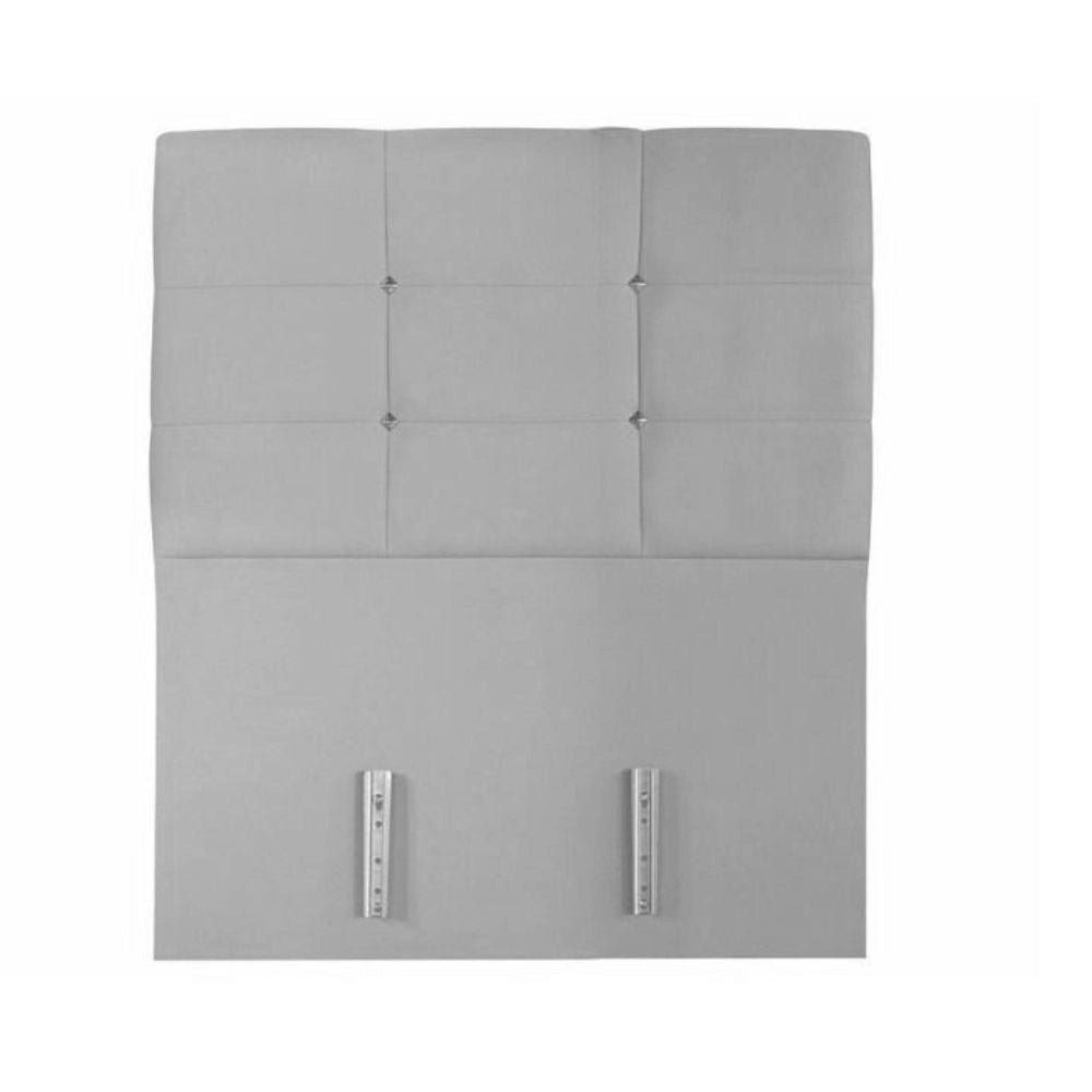 Testiera letto Nova 90x8x110H cm. in ecopelle beige