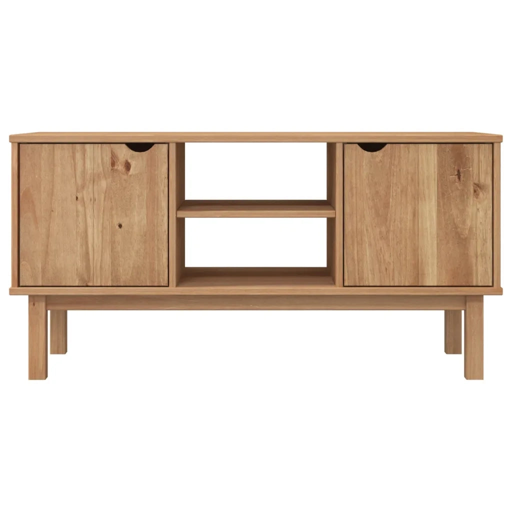 Mobile Porta TV 113,5x43x57 cm in Legno Massello di Pino cod mxl 11675