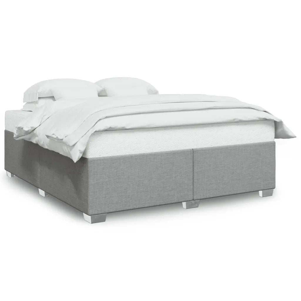 Giroletto senza Materasso Grigio Chiaro 180x200 cm Tessuto 3284492