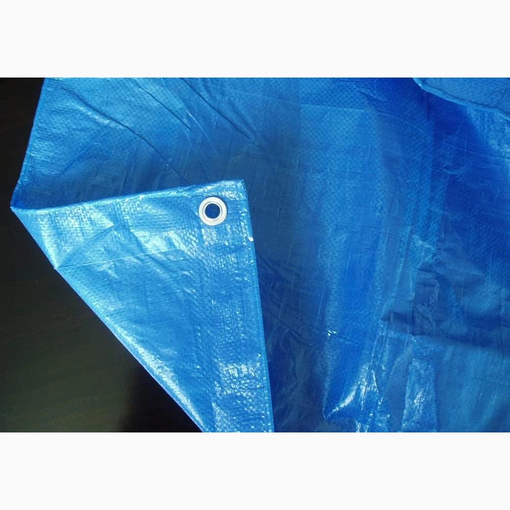 Telo Telone occhiellato Blu 40 gr/mq Multiuso impermeabile in Polietilene 2x3 mt