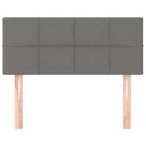 Testiera Grigio Scuro 80x5x78/88 cm in Tessuto