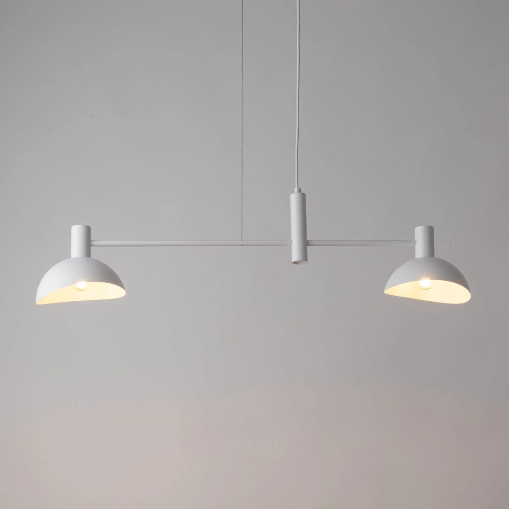 Lampada a sospensione moderna bianca Artis 2xE14 Sigma