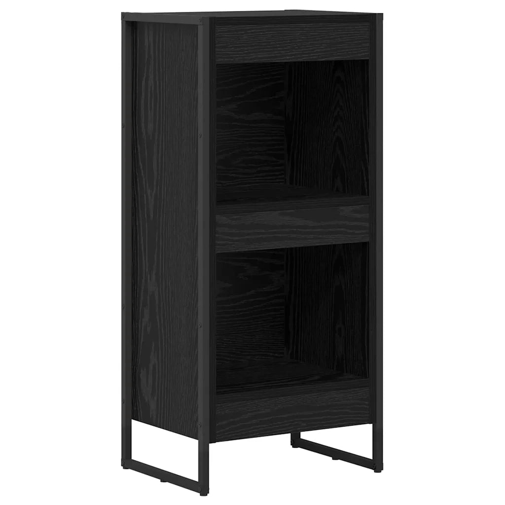 Armadio per Libri Rovere Nero 40 x 30 x 86,5 cm 886360