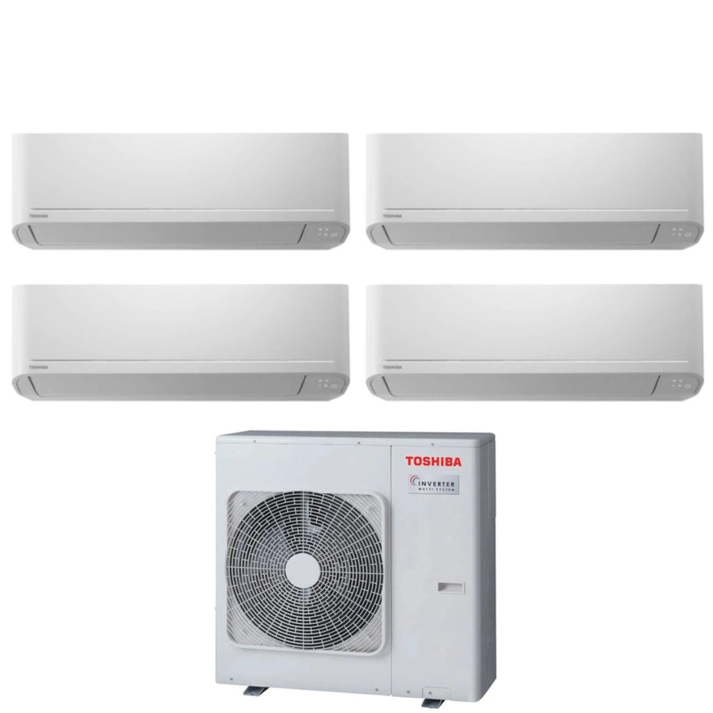 Climatizzatore Condizionatore Toshiba Quadri Split Inverter serie SEIYA 10+10+13+16 (9+9+12+15) RAS-4M27U2AVG-E R-32 Wi-Fi Optional 10000+10000+13000+16000 (9000+9000+12000+15000)
