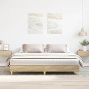 Giroletto senza Materasso Rovere Sonoma 200x200cm in Truciolato 3328701