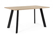 Tavolo Giant Piano Chiaro 140x80 Fisso in Legno