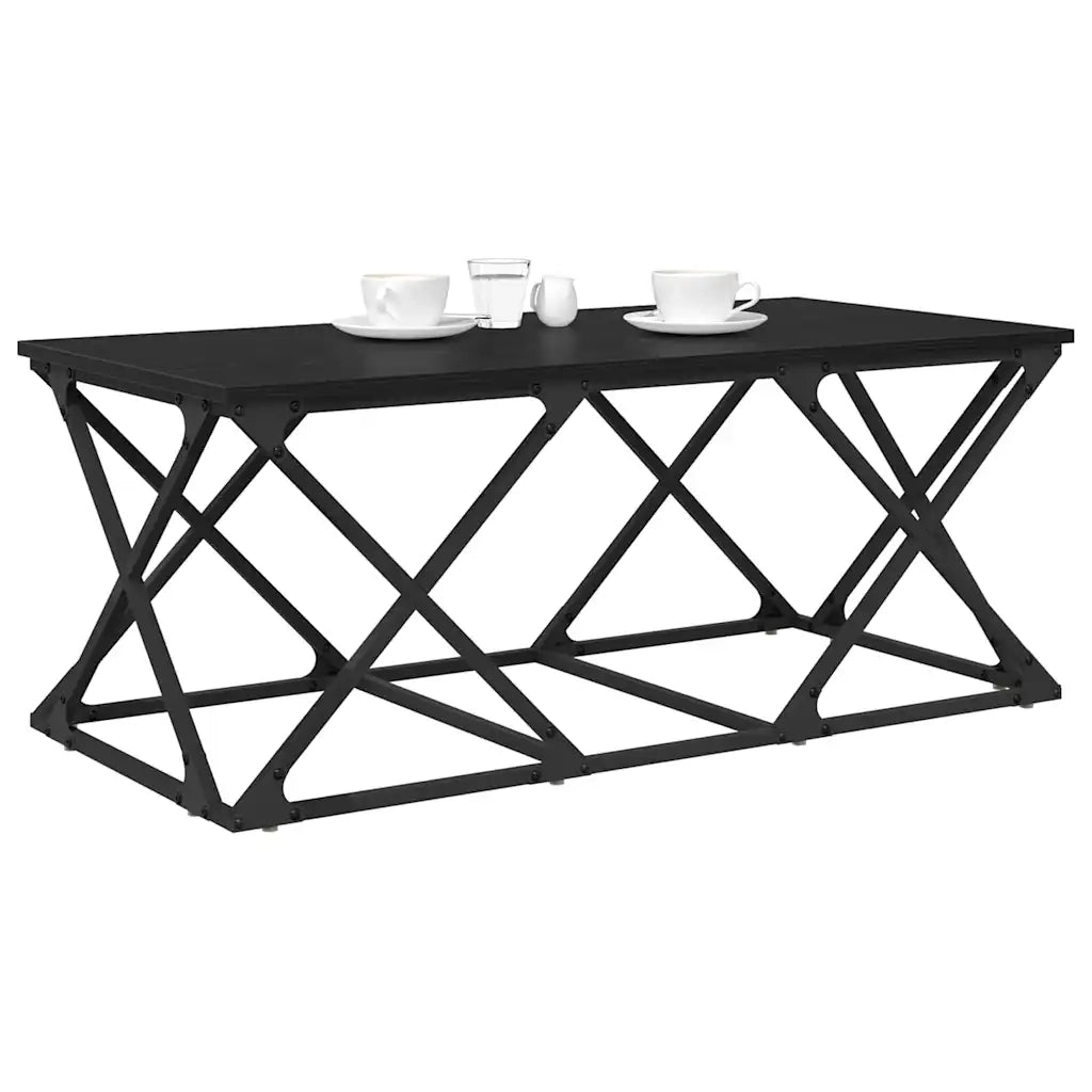 Tavolino da salotto Rovere Nero 100 x 49 x 40 cm 882768