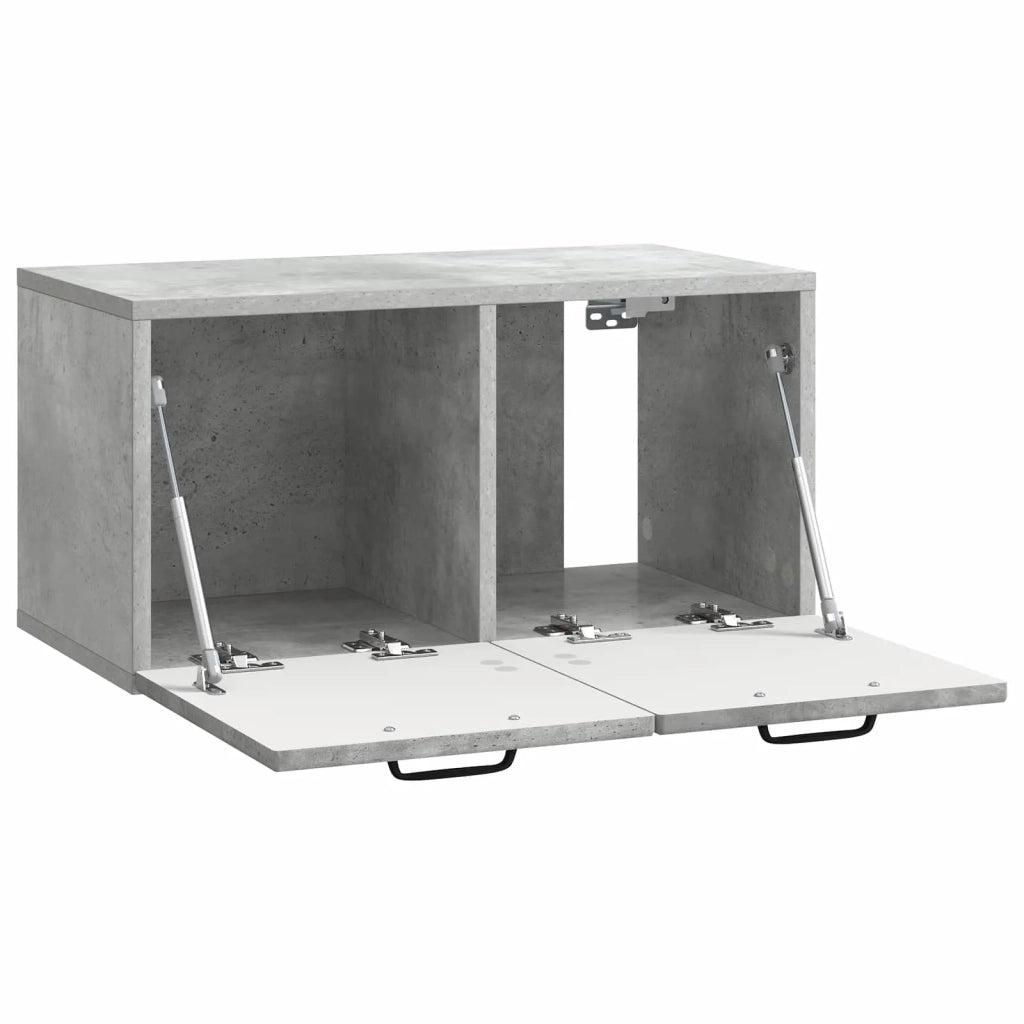 Mobile Porta TV da Muro Grigio Cemento 59,5 x 31 x 30 cm