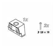 BLOCCHETTO SNODO GRIGIO PER BOX DOCCIA HEXA- SAMO- pezzi 1