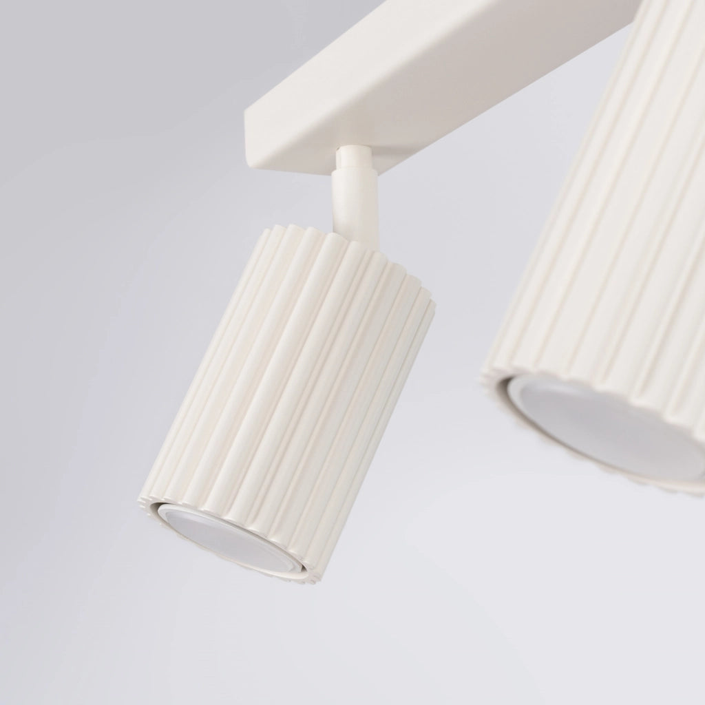 Plafoniera moderna beige 45cm 3 spot GU10 PureLume