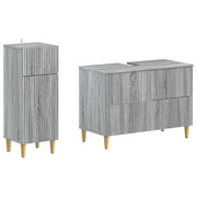 Set di Armadi da Bagno da 2 Pezzi ARNHEM Sonoma grigio 3417690