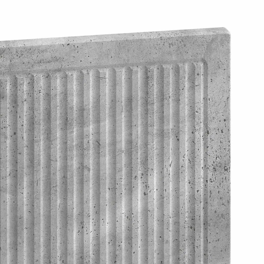 Testiera da Muro EDE Grigio Cemento Legno ingegnerizzato 896048