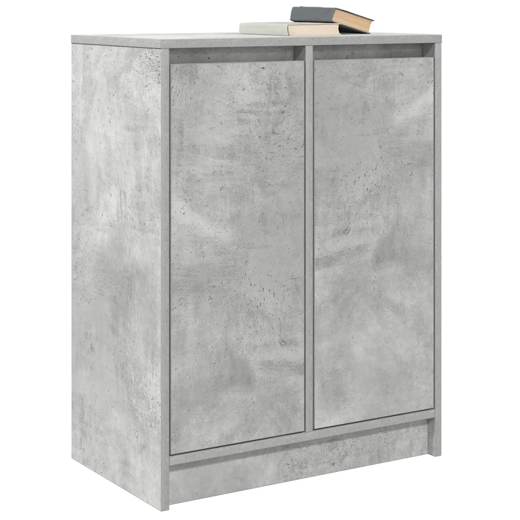 Credenza Grigio Cemento 57x34x76 cm in Legno Multistrato 861619