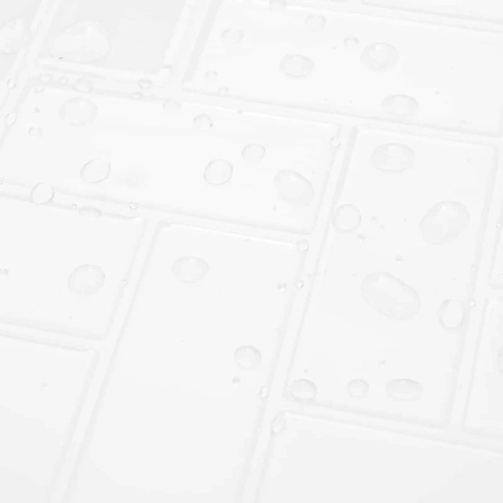 Piastrella a Spina di Pesce 50 pcs Bianco 30 x 30 cm