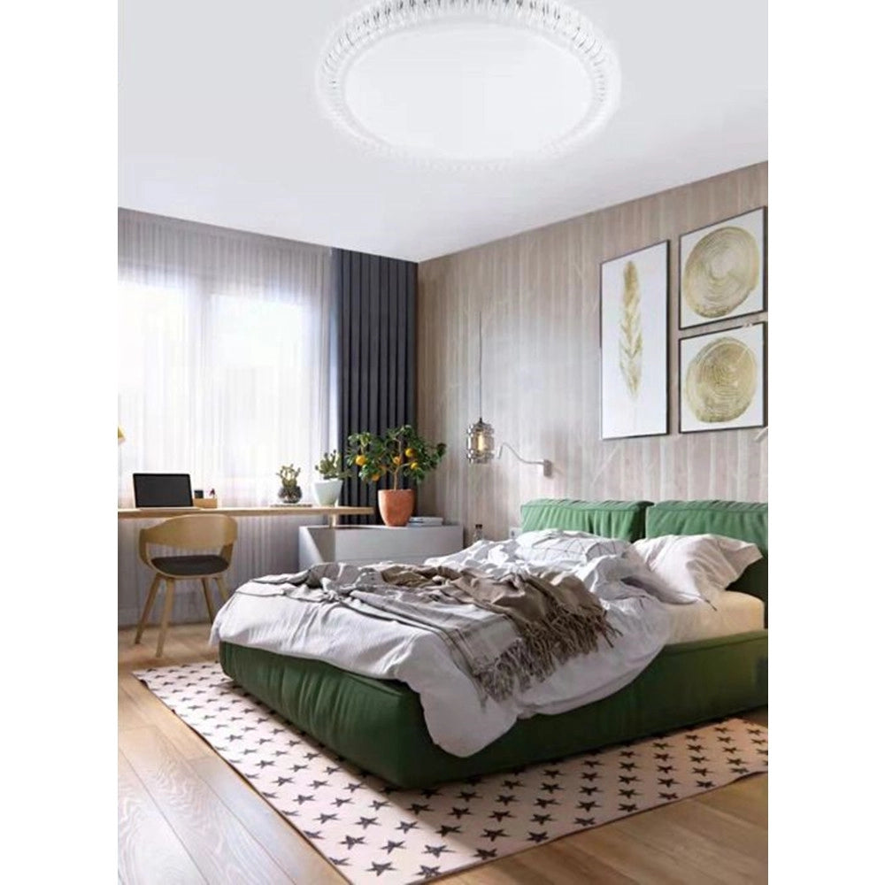 Trade Shop - Plafoniera A Soffitto Rotonda Ip20 60 Watt 4800lm Luce Fredda Naturale Fst-50a61292 -