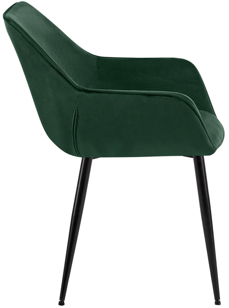2er Set Esszimmerstuhl Vessa Samt