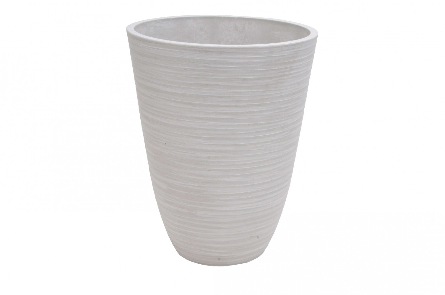 Vaso Piccolo Anemone Ø25,5x32,5 cm in Fibra sintetica Bianco