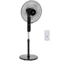 Ventilatore a Piantana a 3 modalità, Regolabile in altezza, Ø 44 cm, Nero