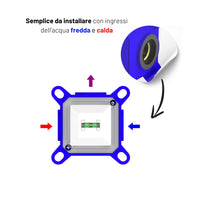 Miscelatore monocomando doccia incasso 1 via serie jazz install box completo *** finitura- oro matt satinato, confezi...
