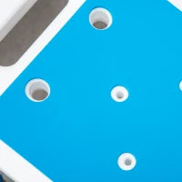 Sgabello per Doccia in Alluminio con Altezza Regolabile e Piedini Antiscivolo a Ventosa, Blu