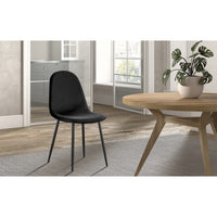 Sedia ''Boï'' in Velluto Nero