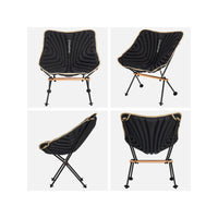 Sedia da campeggio gonfiabile - Kingcamp - Nero - Borsa da trasporto inclusa