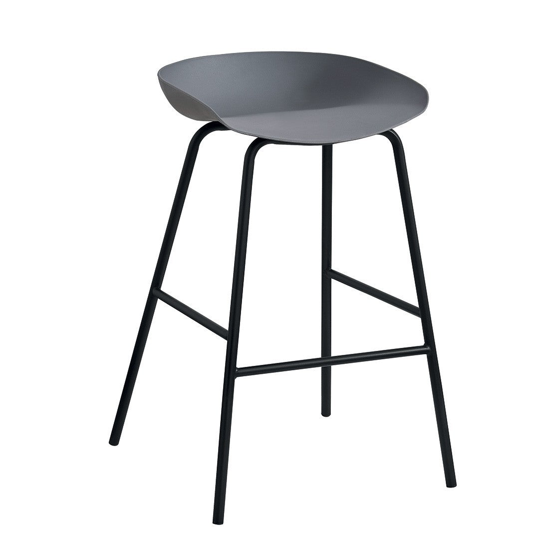 Sedia da bancone design grigio. Collezione SIRA