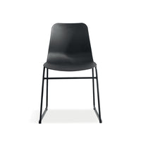 Sedia in polipropilene MARIE per sala da pranzo, bar, caffè, colore: nero.