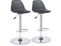 Set di 2 sgabelli da bar "Daïquiri" - Nero