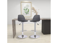 Set di 2 sgabelli da bar "Daïquiri" - Nero