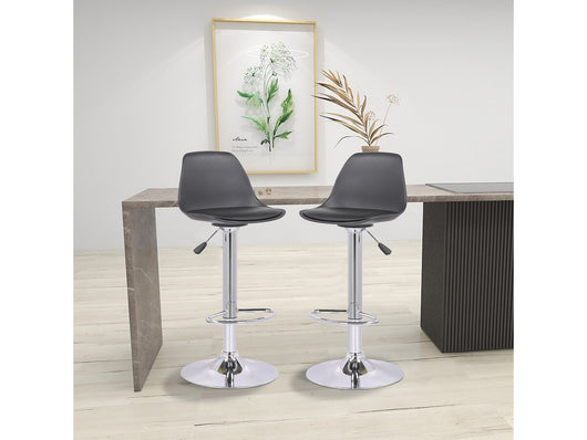 Set di 2 sgabelli da bar "Daïquiri" - Nero