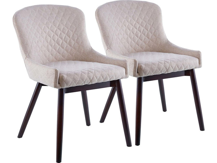 Set di 2 sedie "Tabor" - Beige