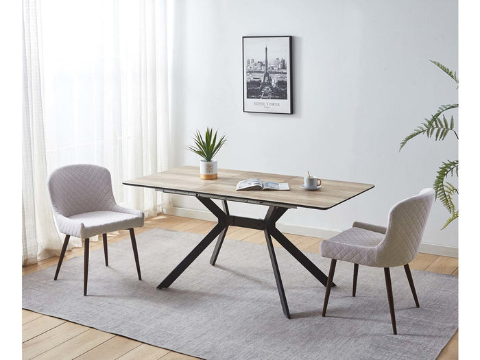 Set di 2 sedie "Tabor" - Beige