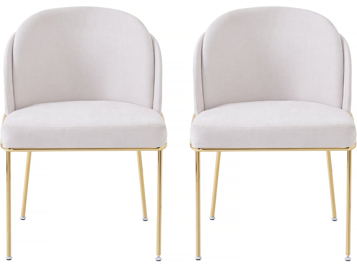 Set di 2 sedie da pranzo "Olivia" - Bianco