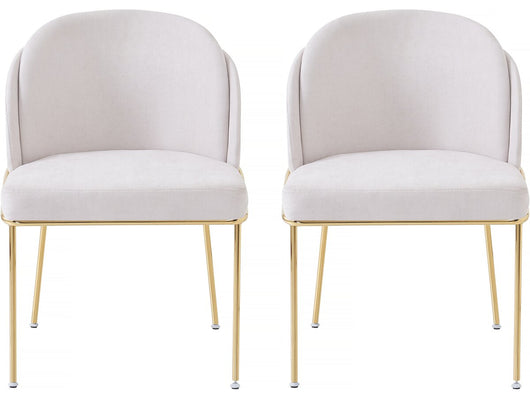 Set di 2 sedie da pranzo "Olivia" - Bianco