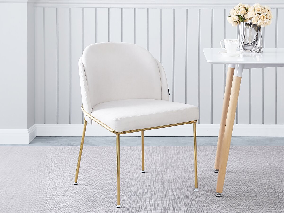 Set di 2 sedie da pranzo "Olivia" - Bianco