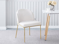 Set di 2 sedie da pranzo "Olivia" - Bianco