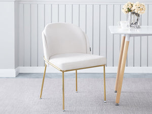 Set di 2 sedie da pranzo "Olivia" - Bianco