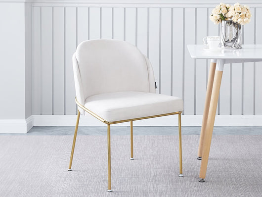 Set di 2 sedie da pranzo "Olivia" - Bianco