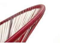 Set di 2 poltrone da giardino "Ania" - Rosso vino