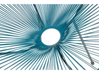 Set di 2 poltrone da giardino "Ania" - Azzurro