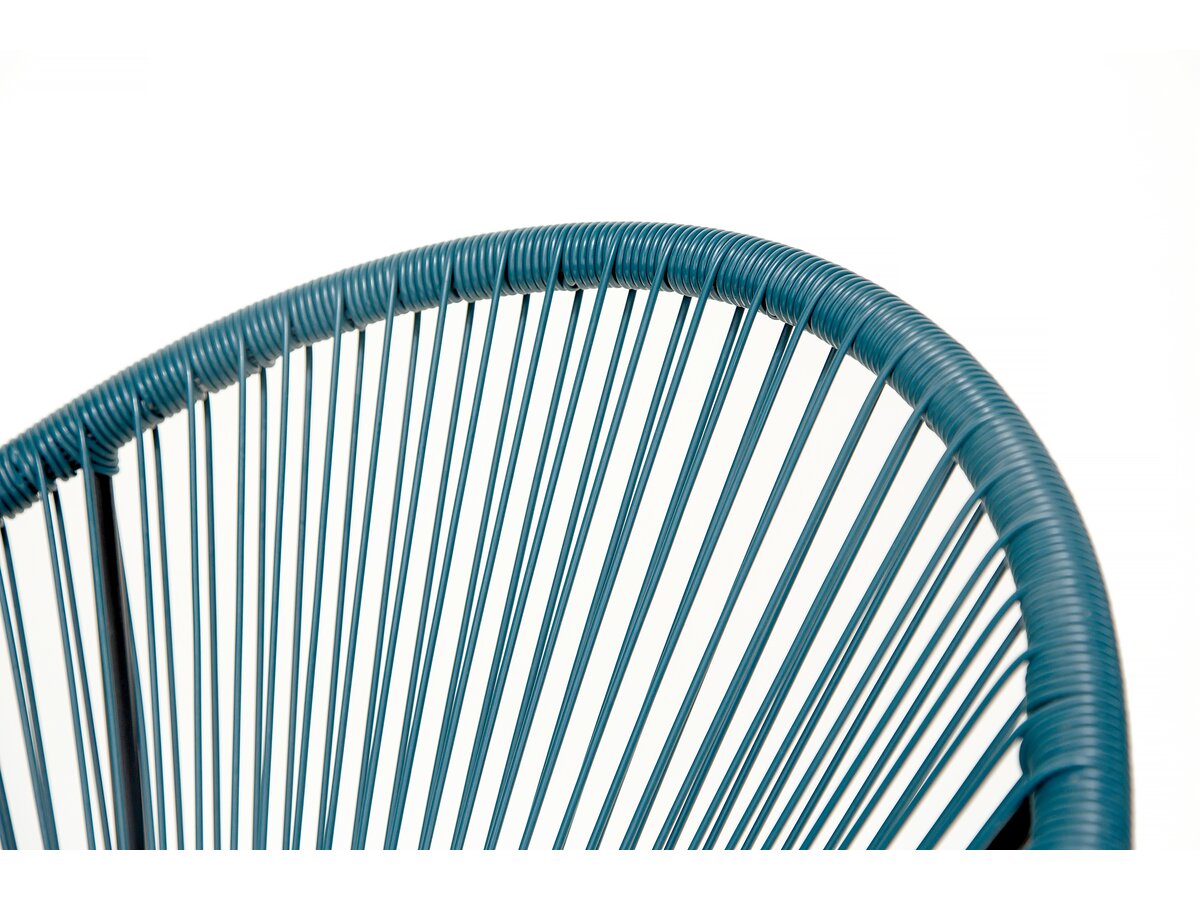 Set di 2 poltrone da giardino "Ania" - Azzurro