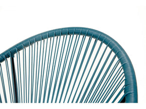 Set di 2 poltrone da giardino "Ania" - Azzurro